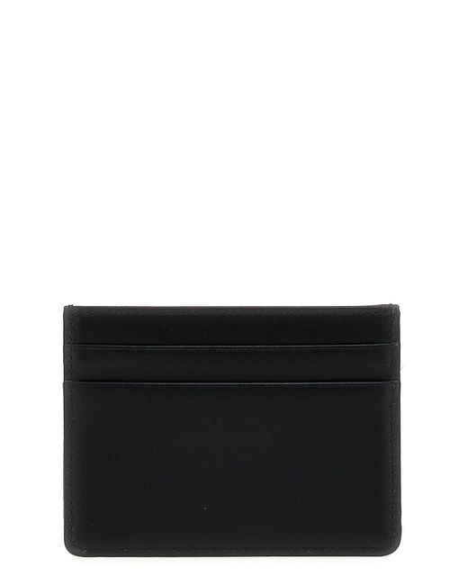 Dolce & Gabbana Black Jacquard Logo Cardholder Wallets, Card Holders for men