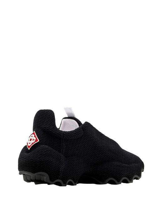 Casablanca Black Sneakers Senza Lacci Con Logo for men