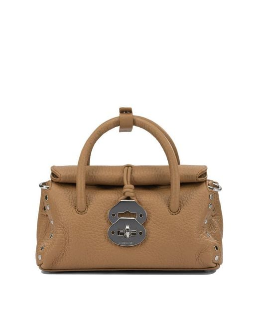 Zanellato Metallic "Dotta" Handbag