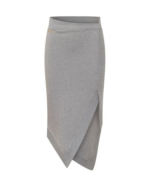 The Attico Gray Skirt