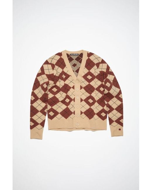 Acne Brown Knitwear Cardigan