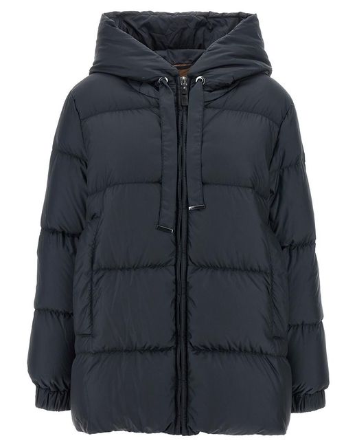 Max Mara Blue 'Seia' Down Jacket