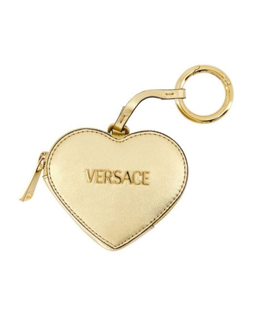 Versace Metallic Coin Keychain