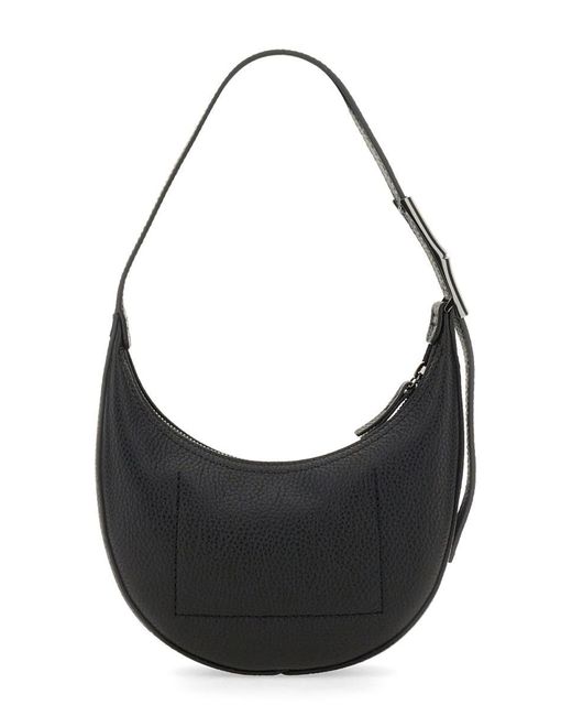Longchamp Black "roseau Essential Small" Bag