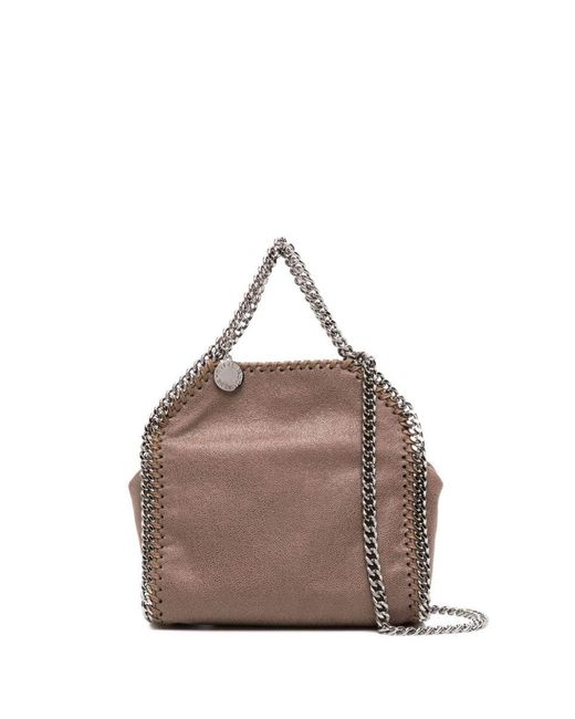 Stella McCartney Brown Tiny Falabella Faux-leather Crossbody Bag
