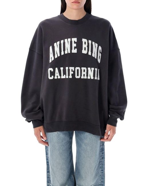 Anine Bing Blue Miles Sweatshirt