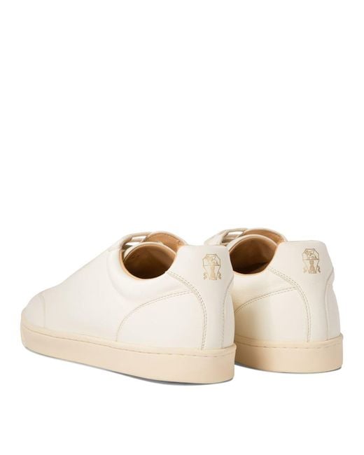 Brunello Cucinelli White Sneakers & Slip-On for men