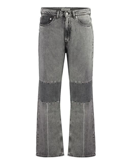 Our Legacy Gray 5-pocket Straight-leg Jeans for men