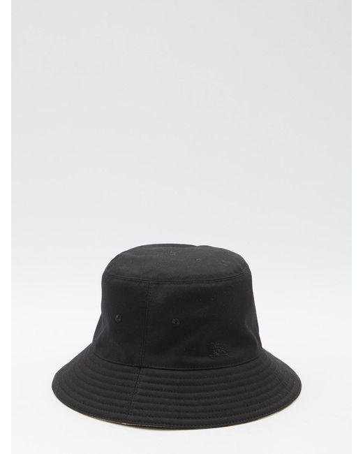 Burberry Black Reversible Bucket Hat