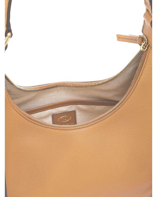 Tod's Natural T Timeless Hobo Small Bag