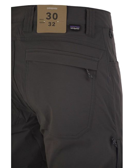 Patagonia Gray Water-Repellent 5-Pocket Trousers for men