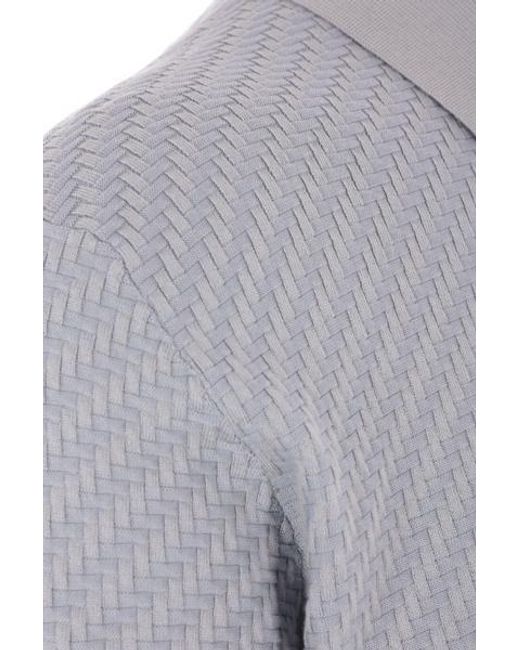 Brioni Gray T-Shirts And Polos for men