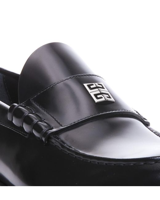 Givenchy Black Flat Shoes for men