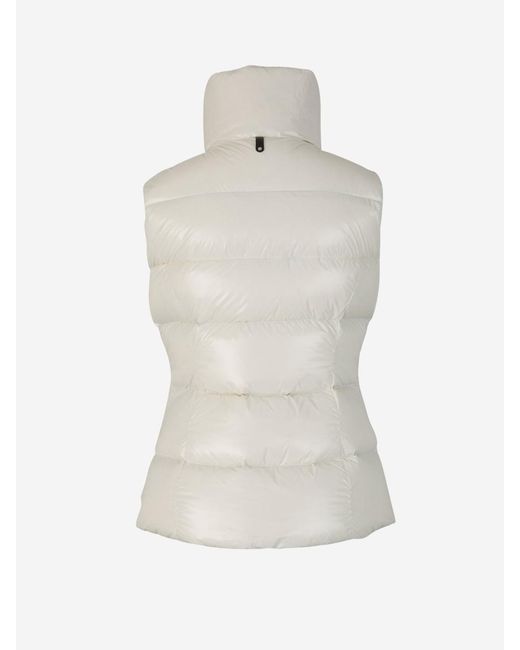 Mackage White Chaya Light Vest