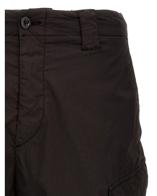 C P Company Black Shorts for men