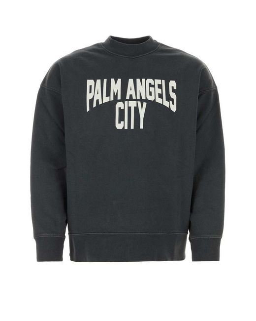 Palm Angels Black Sweatshirts for men