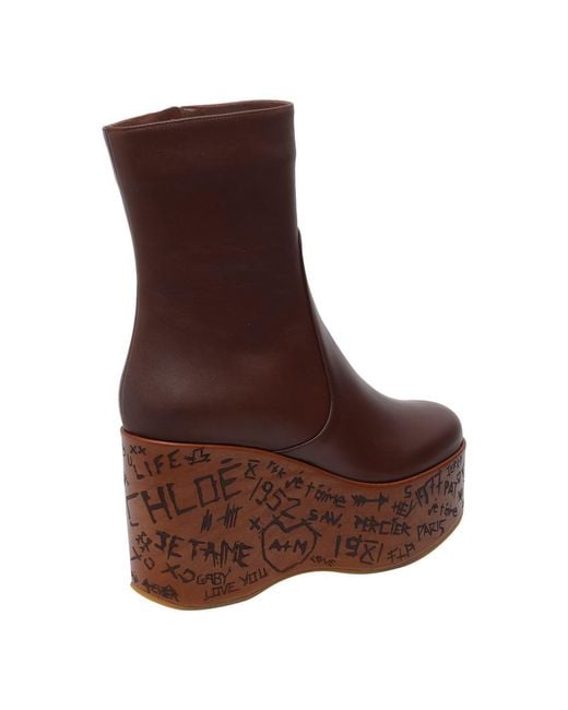 Chloé Brown Boots
