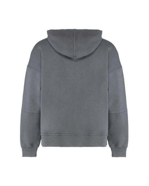 Golden Goose Deluxe Brand Gray Full-Zip Hoodie for men