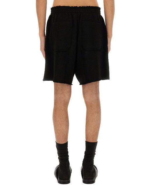 Helmut Lang Black Cotton Shorts for men