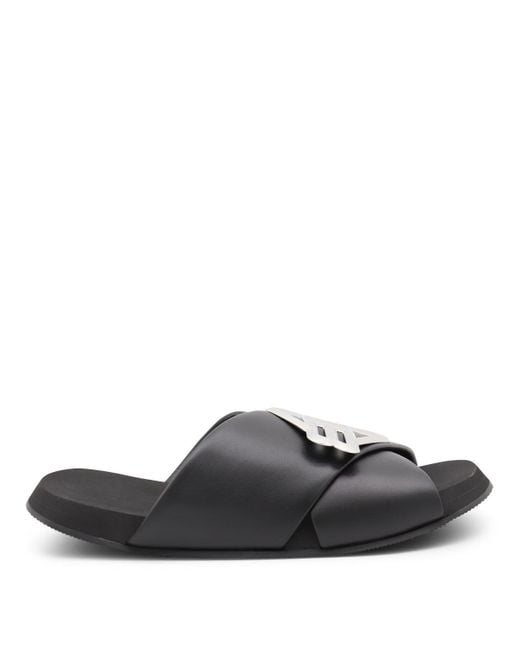 Balenciaga Black Flat Shoes for men
