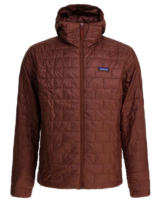 Patagonia Brown "nano Puff Hoody" Jacket for men