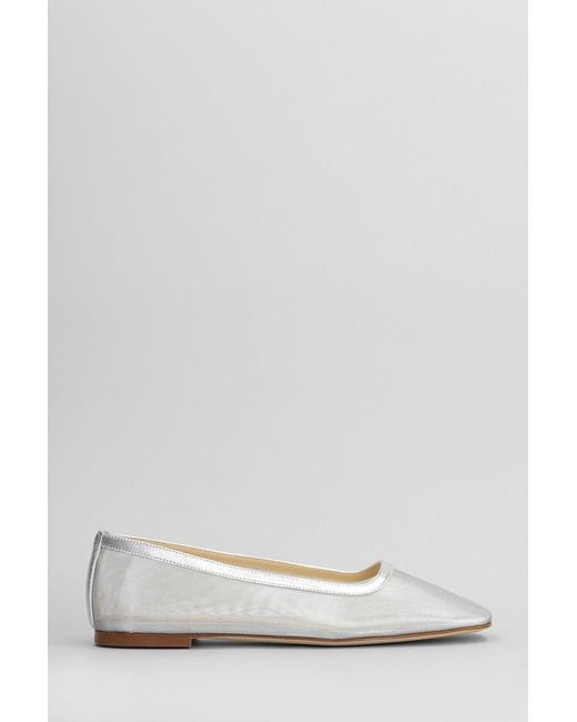 Fabio Rusconi Metallic Ballet Flats