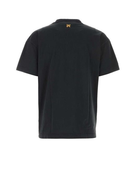 Palm Angels Black T-shirt for men