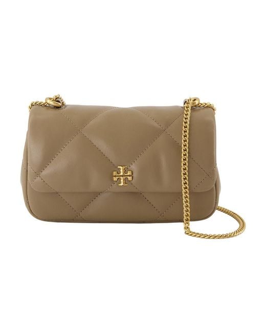 Tory Burch Natural Kira Diamond Mini Bag