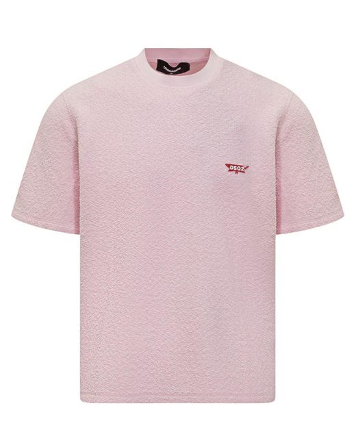 DSquared² Pink T-Shirt for men