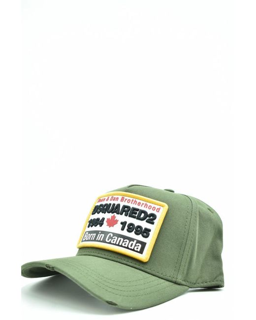 DSquared² Green Hats for men