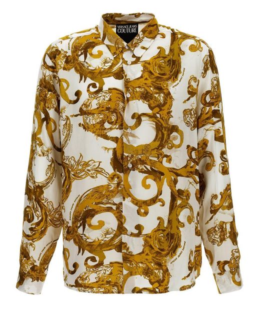 Versace Metallic All Over Print Shirt Shirt, Blouse for men