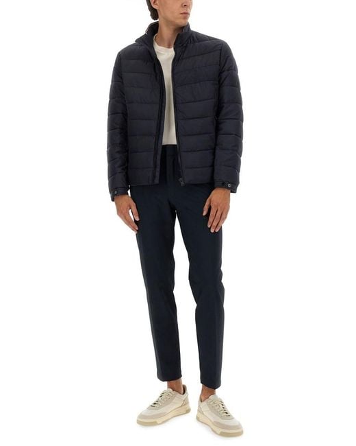 Boss Blue Regular Fit Water Repellent Jacket for men
