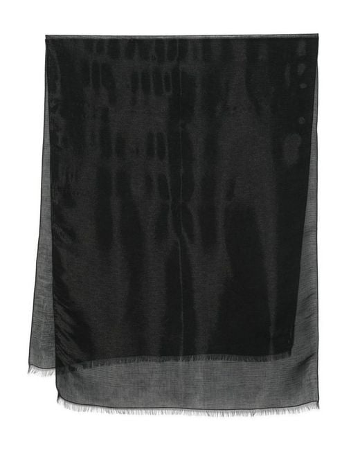 Emporio Armani Black Scarfs