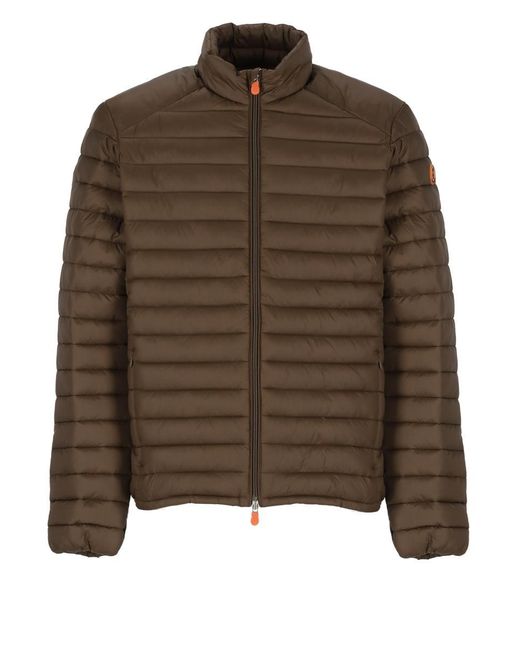 Save The Duck Coats in Brown for Men | Lyst