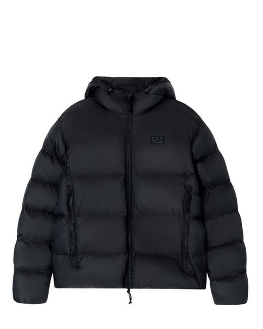 EA7 Black Coats for men