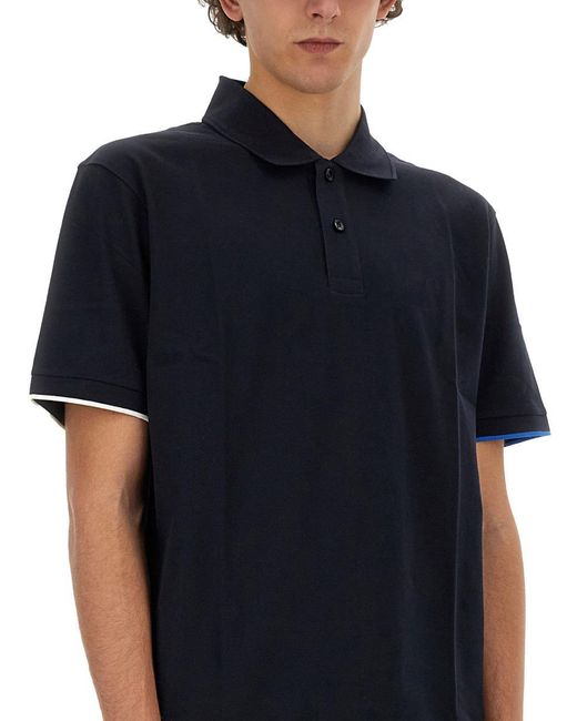 Boss Black Cotton Polo for men