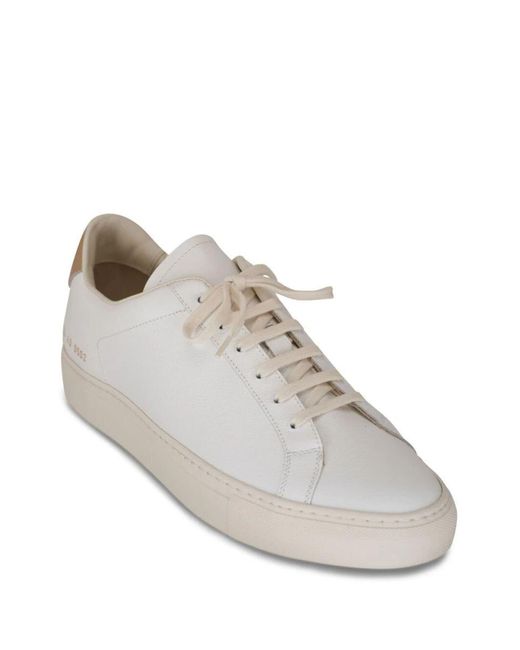 Common Projects White Retro Bumpy Sneaker Shoes for men