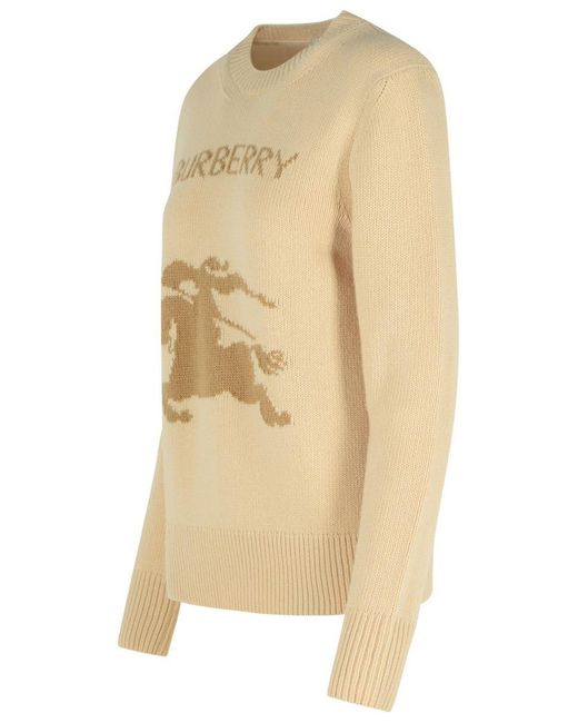 Burberry Natural Cashmere Blend Sweater