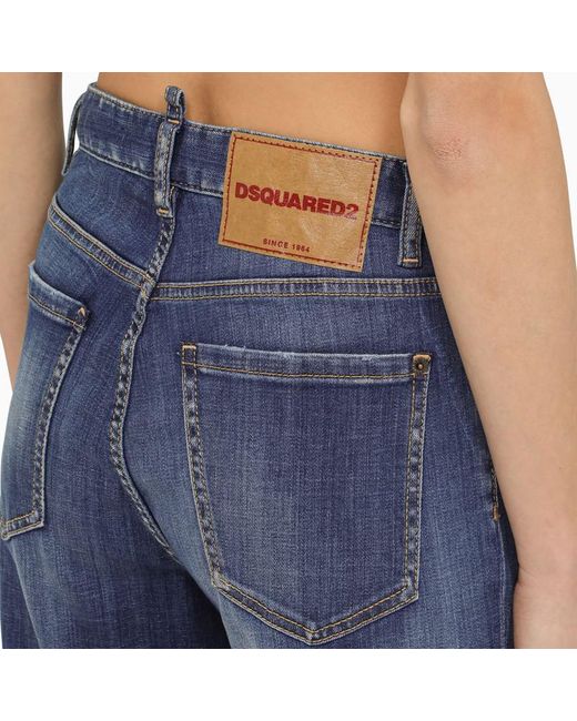 DSquared² Blue Washed Denim Jeans