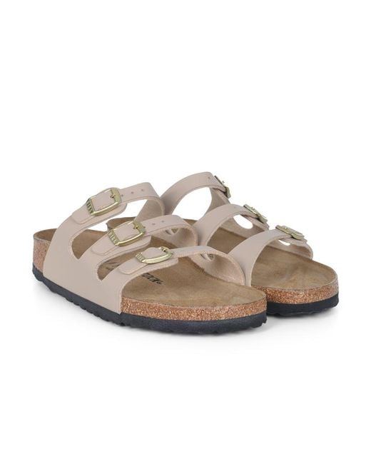 Birkenstock White Slippers "florida"