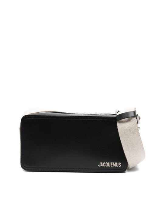 Jacquemus Black Le Cuerda Horizontal Crossbody Bag for men