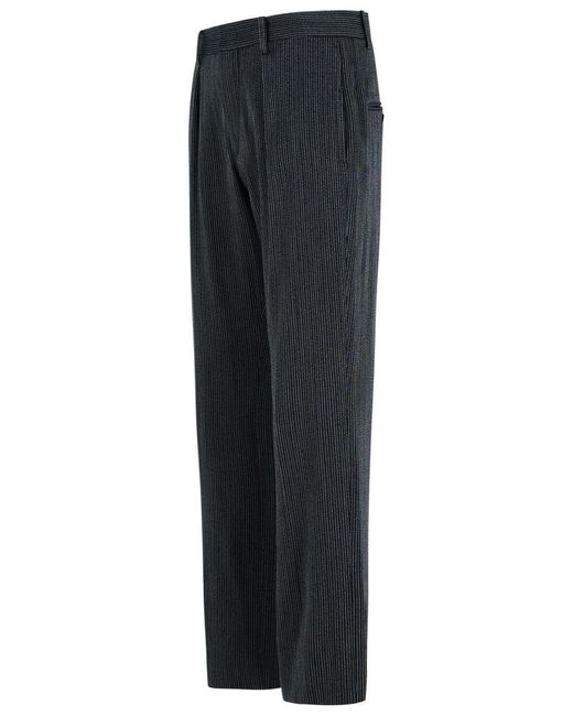 Isabel Marant Blue 'Henda' Virgin Wool Blend Pants