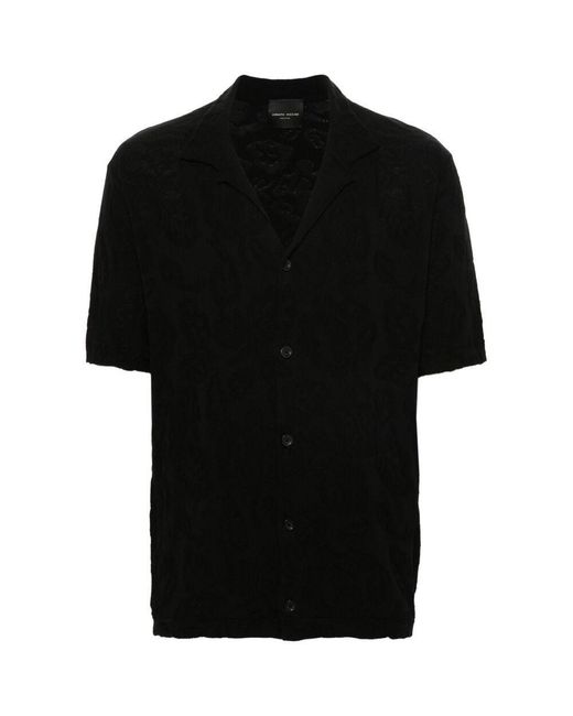 Roberto Collina Black Shirts for men