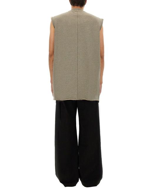 Rick Owens Gray Tarp T" Plush T-Shirt for men