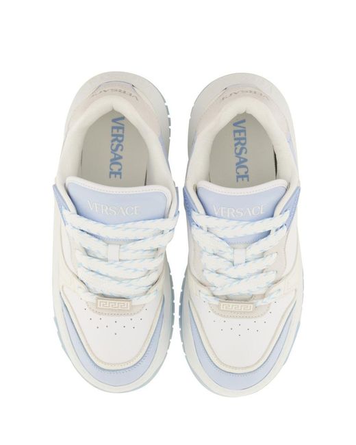 Versace White Odyssey Sneakers for men