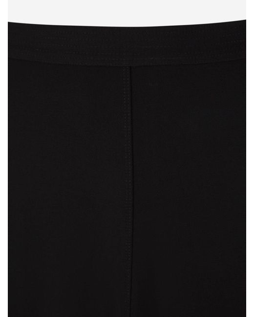 Totême  Black Flowy Midi Skirt