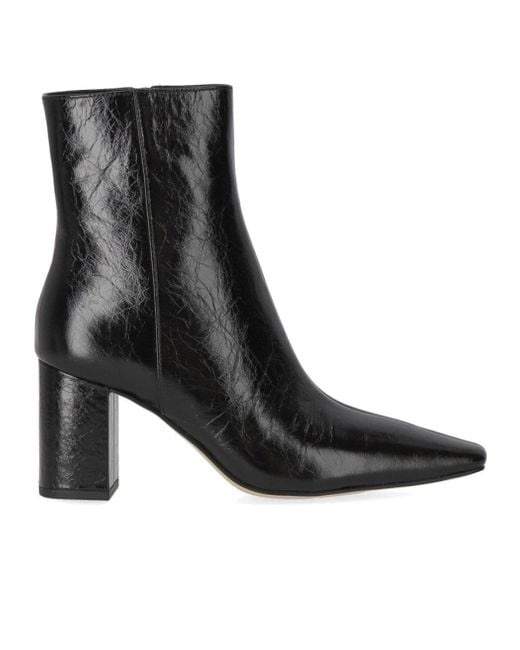 Michael Kors Elise Black Heeled Ankle Boot