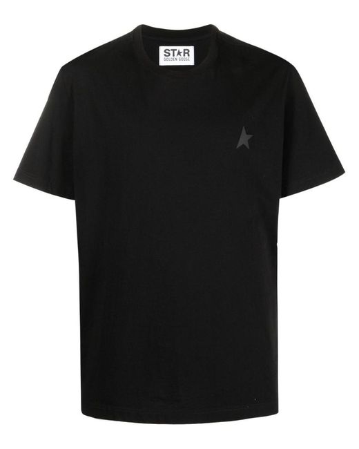 Golden Goose Deluxe Brand Black Star Regular T-Shirt for men