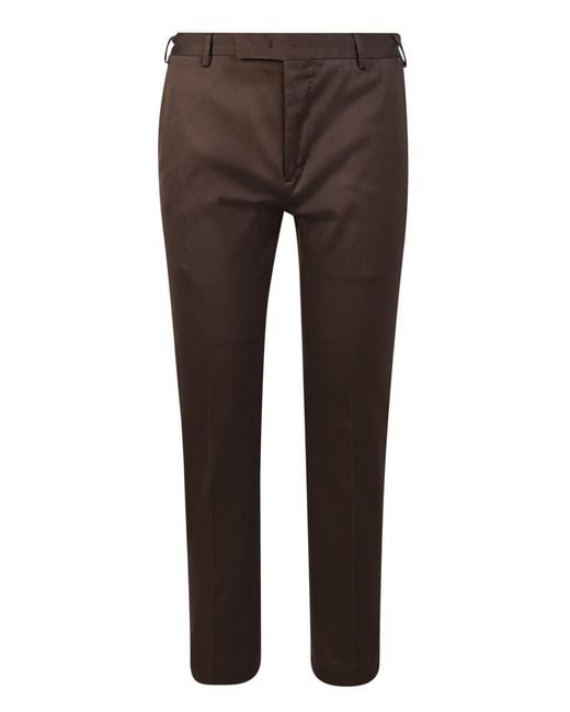 PT Torino Brown Trousers for men