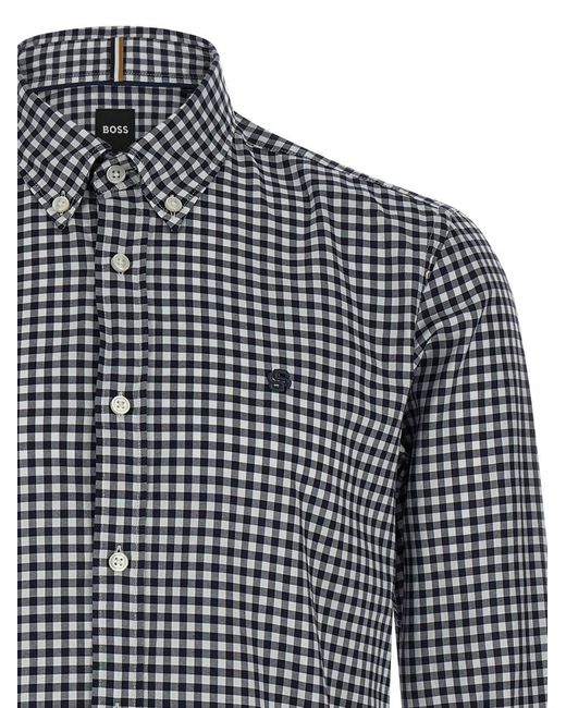 Boss Blue 'H-Roan-Bd' Shirt for men